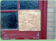boarded up Brierley Hill